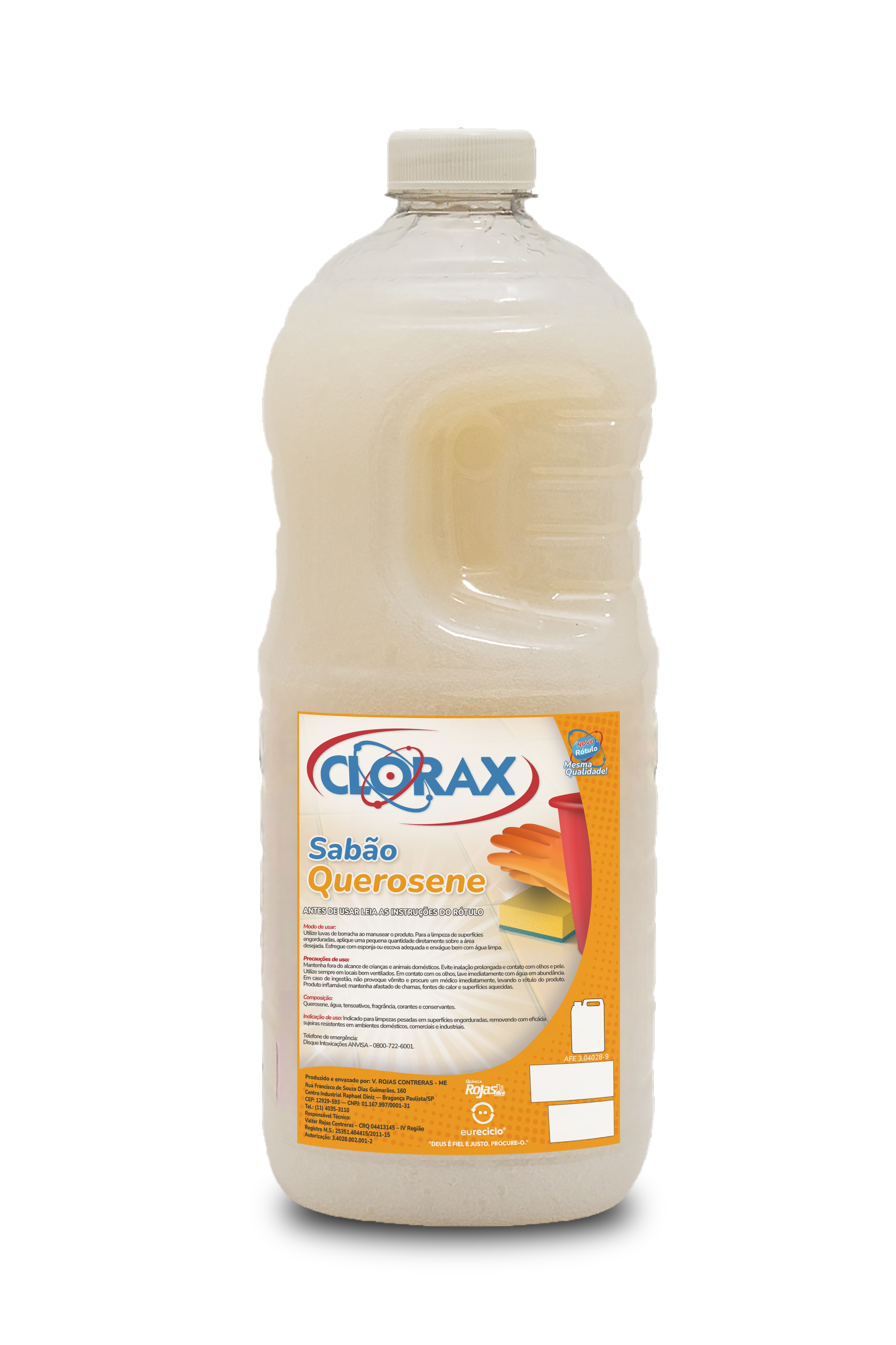 Garrafa de 2L do produto Sabão de Querosene